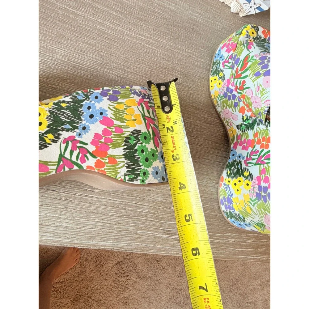 Anthropologie Vicenza Calcados Platform Sandal Women Multicolor Size 9